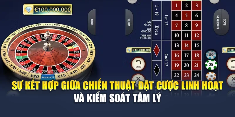 Sự kết hợp giữa chiến thuật đặt cược linh hoạt và kiểm soát tâm lý